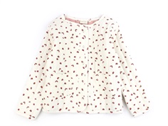 Petit Piao ladybug quilted transition jacket